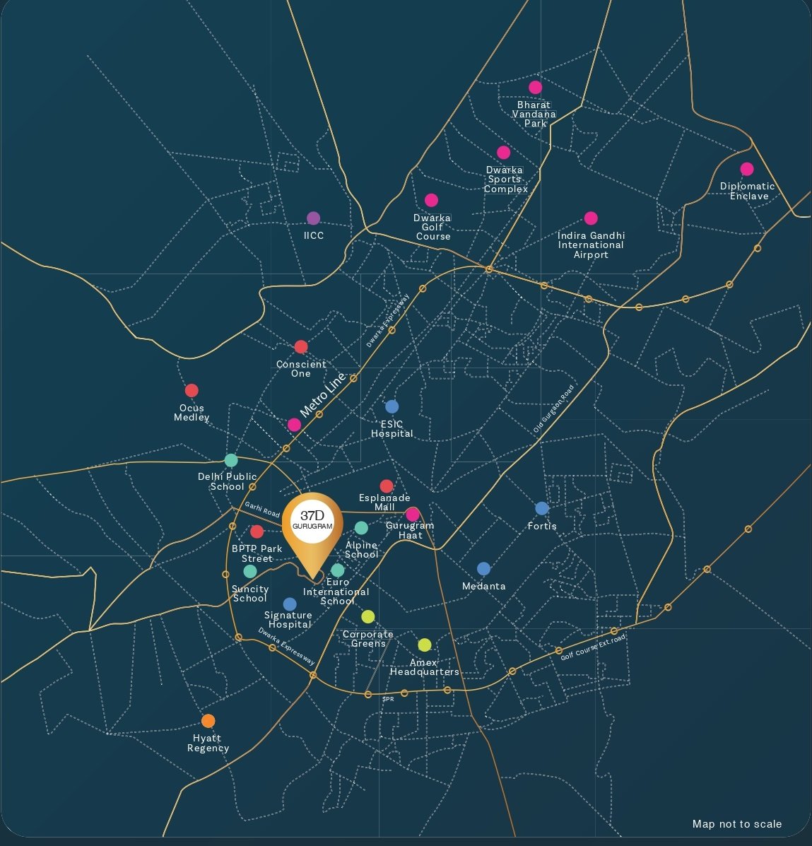 BPTP The Amaario Location Map