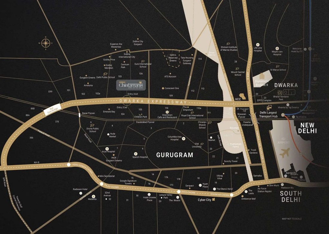 Oxirich Chintamanis Location Map