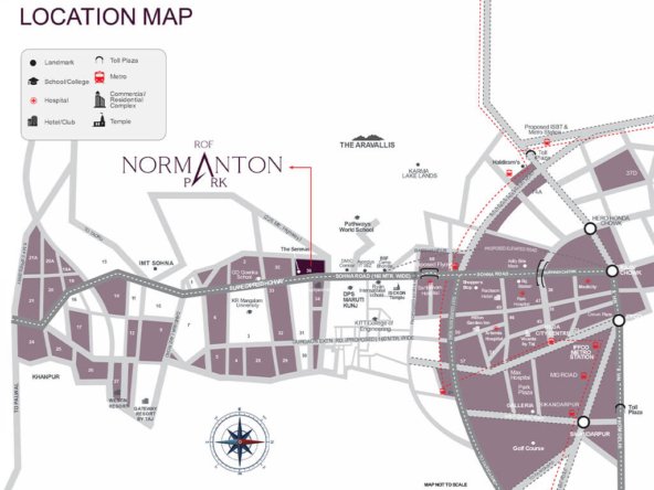 ROF Normanton Park Location Map