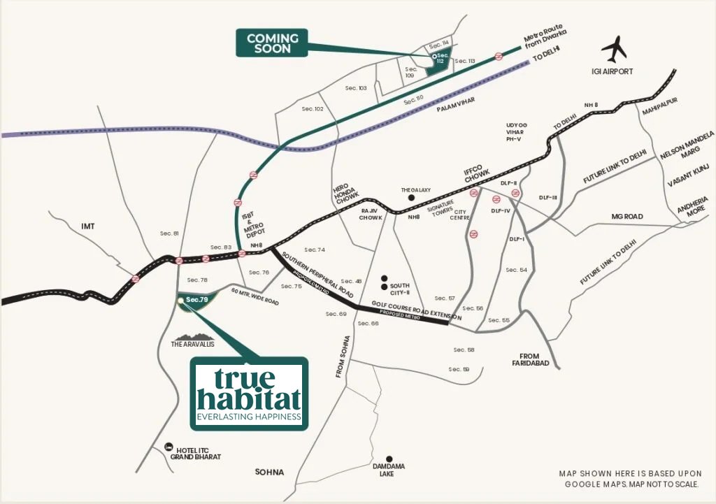 True Habitat 79 Location Map